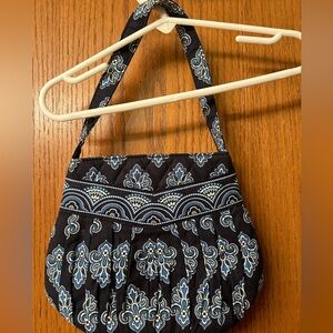 Small Vera Bradley purse.  Navy blue paisley. NWOT.